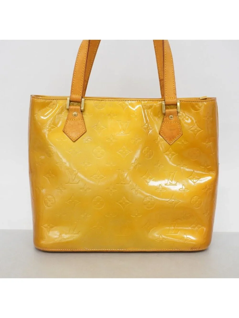 Louis Vuitton Tote Vernis Houston Gray